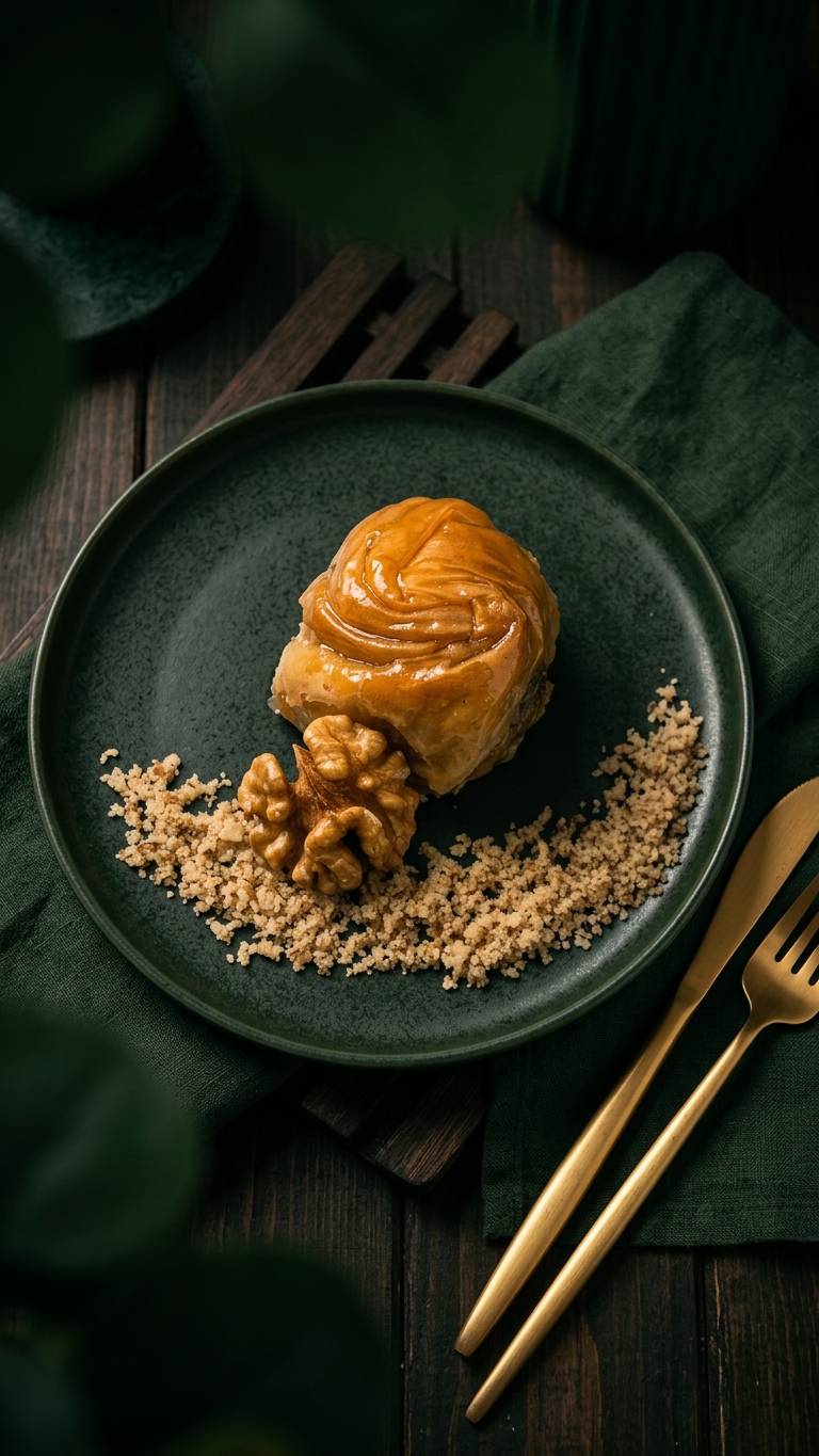 باقلوا گل گردویی